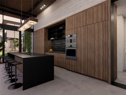 Interior, Kitchen, Pendant Lights, Stainless Steel Appliances