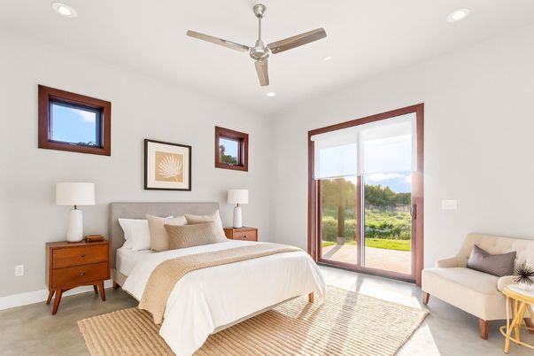 Bedroom, Interior, Recessed Lighting