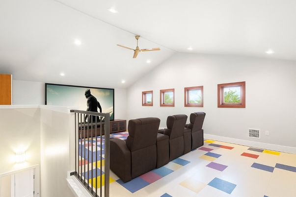 Home Theatre Room, Interior, Recessed Lighting, Theatre Room