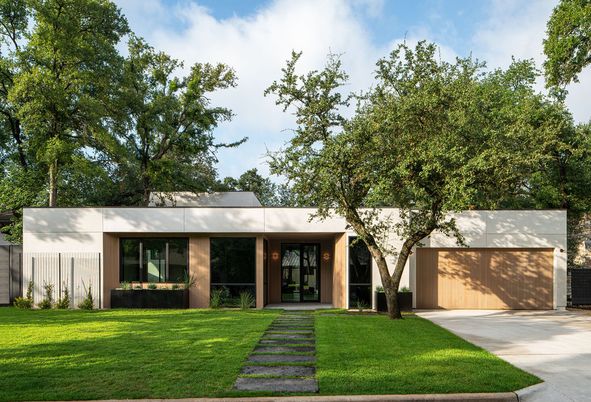 Attached, Backyard, Exterior, Facade, Ranch