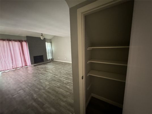 Empty room, Fireplace, Interior, Wood Texture Flooring