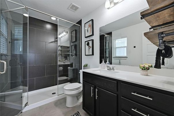 Bathroom, Glass Shower, Interior
