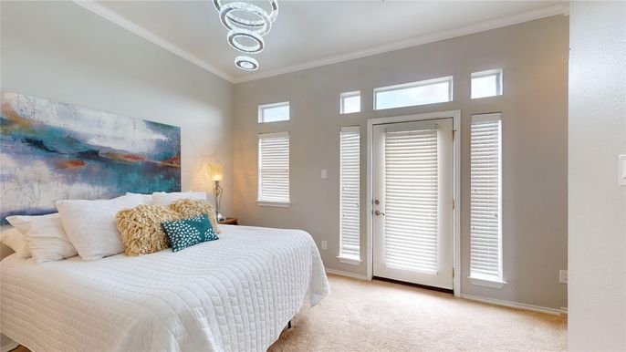 Bedroom, Interior, Pendant Lights