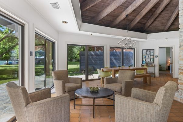 Chandelier, Dining room, Interior, Living room, Pendant Lights, Wooden Beams, Wooden Ceilings