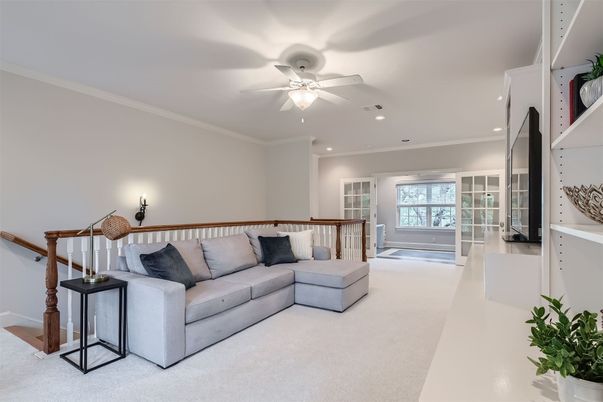 Interior, Living room, Recessed Lighting