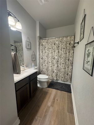 Bathroom, Interior, Wood Texture Flooring