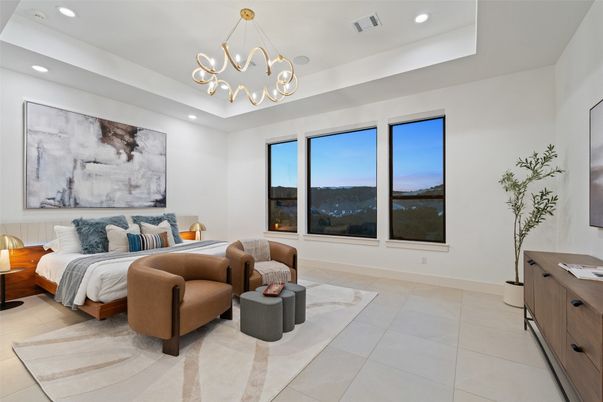 Bedroom, Interior, Pendant Lights, Recessed Lighting, Water