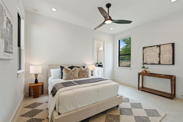 Bedroom, Interior, Recessed Lighting