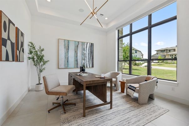 Home Office, Interior, Pendant Lights, Recessed Lighting