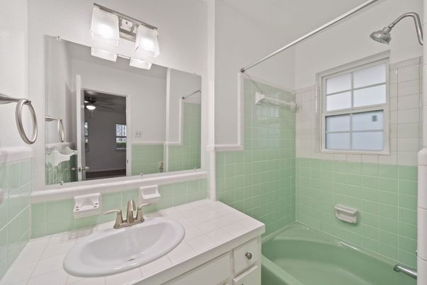 Bathroom, Glass Shower, Interior, Tile Countertops