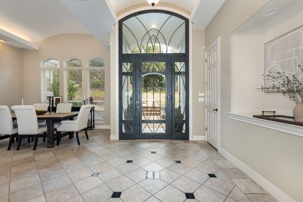 Dining room, Interior, Recessed Lighting