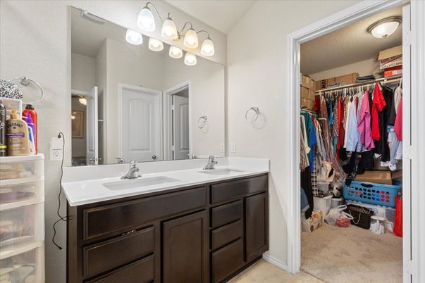 Bathroom, Dual Sink Vanities, Interior, Walk-in Closets