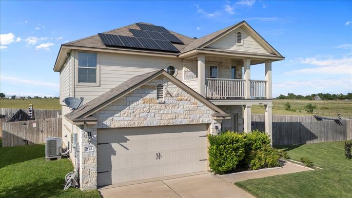 Attached, Exterior, Facade, Solar Panels, Queen Anne Victorian