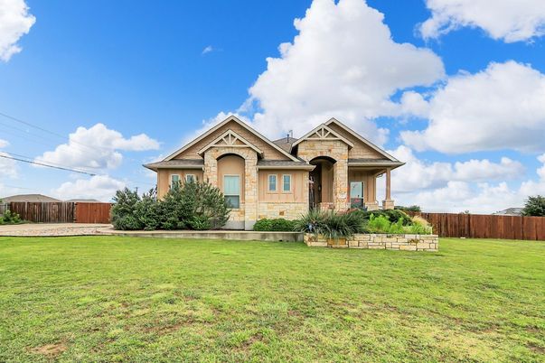 Backyard, Exterior, Facade, Brick Traditional