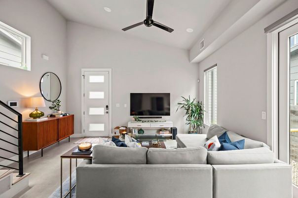 Interior, Living room, Recessed Lighting