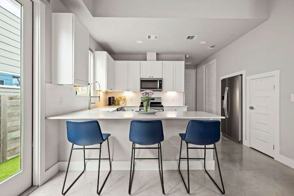 Interior, Kitchen, Recessed Lighting, Stainless Steel Appliances