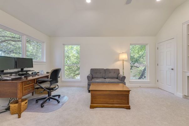 Home Office, Interior, Recessed Lighting