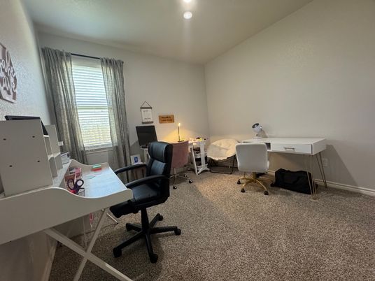 Home Office, Interior, Recessed Lighting