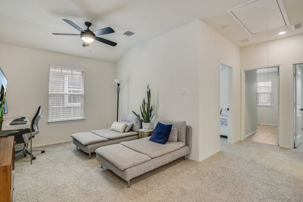 Home Office, Interior, Recessed Lighting