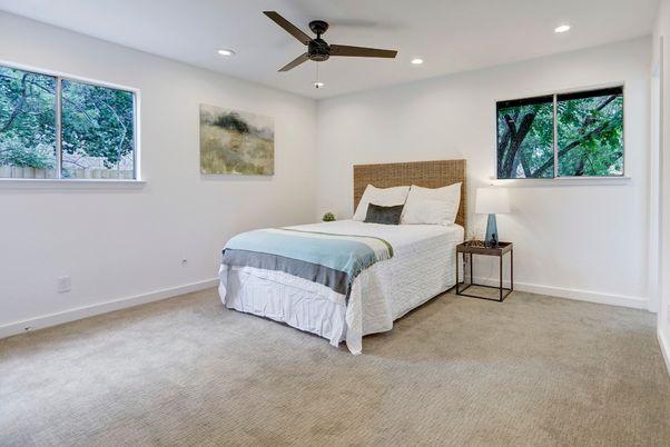 Bedroom, Interior, Recessed Lighting