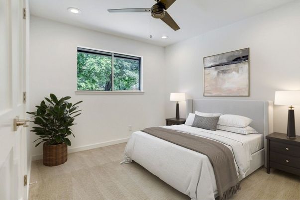 Bedroom, Interior, Recessed Lighting