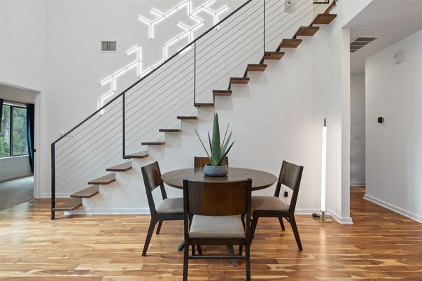 Dining room, Interior, Wood Texture Flooring