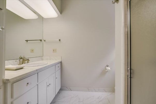 Bathroom, Dual Sink Vanities, Interior, Marble