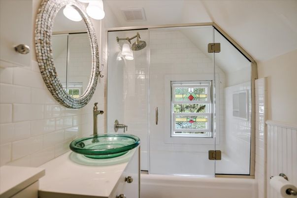 Bathroom, Glass Shower, Interior