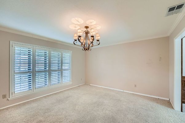 Chandelier, Empty room, Interior