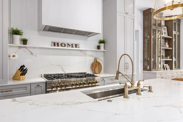 Interior, Kitchen, Marble Walls