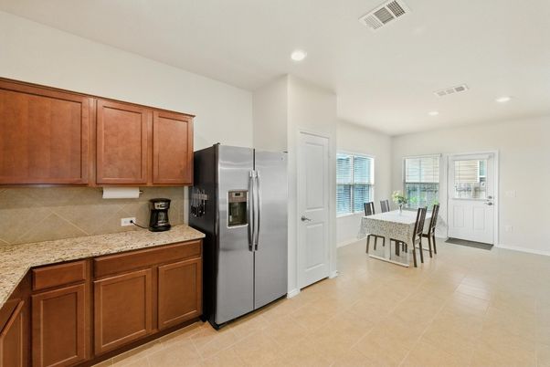 Dining room, Interior, Kitchen, Recessed Lighting, Stainless Steel Appliances