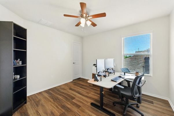 Home Office, Interior, Wood Texture Flooring