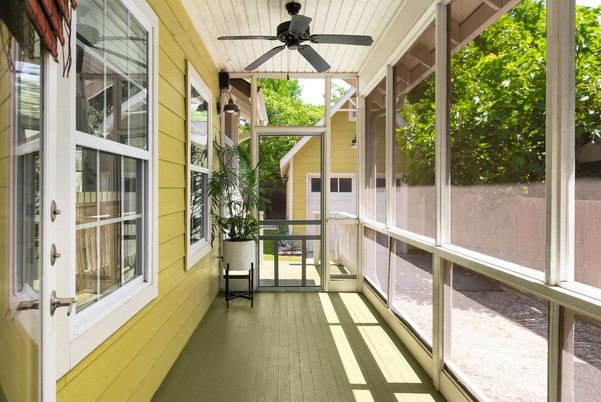 Interior, Sun Room, Wood Texture Flooring