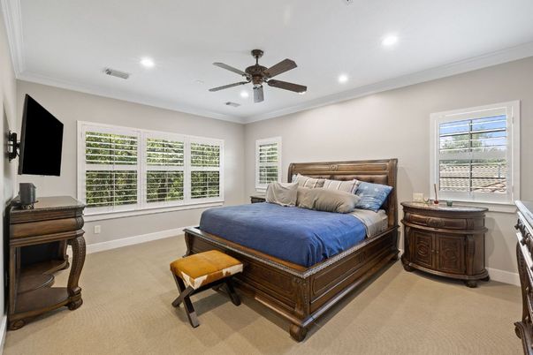 Bedroom, Interior, Recessed Lighting