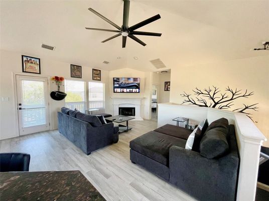 Fireplace, Interior, Living room, Wood Texture Flooring
