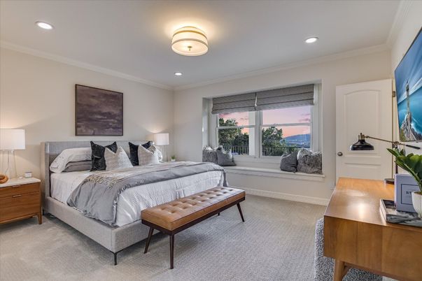 Bedroom, Interior, Recessed Lighting