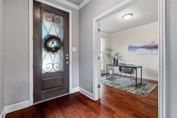 Home Office, Interior, Wood Texture Flooring