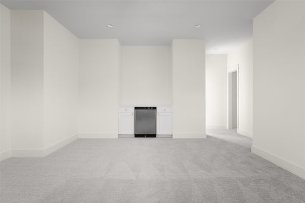 Empty room, Interior, Recessed Lighting