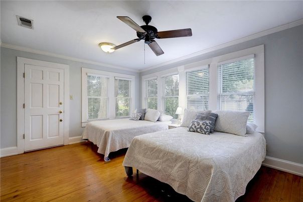 Bedroom, Interior, Wood Texture Flooring
