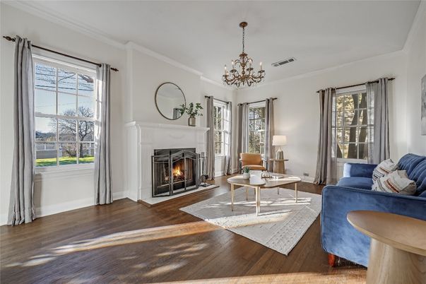 Chandelier, Fireplace, Interior, Living room, Wood Texture Flooring
