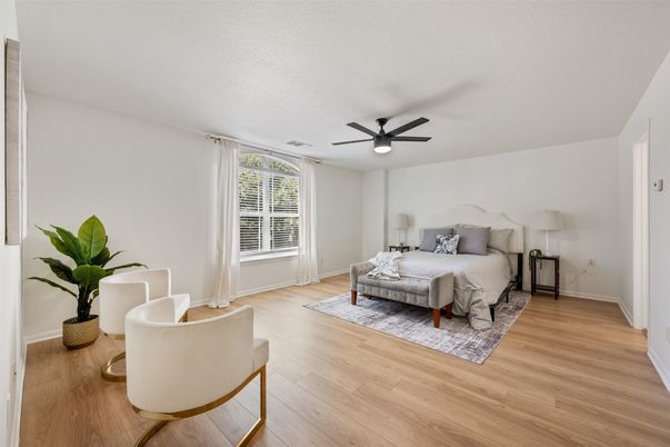 Bedroom, Interior, Wood Texture Flooring