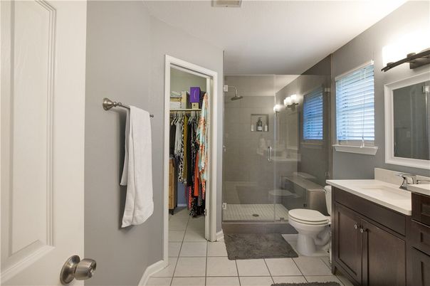 Bathroom, Glass Shower, Interior