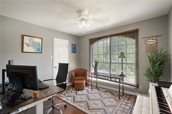 Home Office, Interior, Piano, Wood Texture Flooring