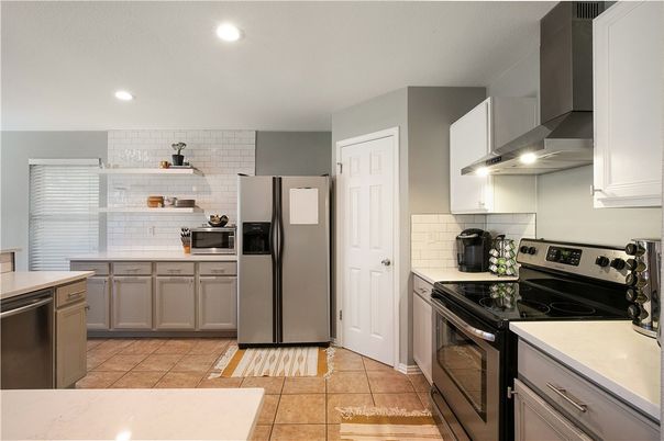 Interior, Kitchen, Recessed Lighting, Stainless Steel Appliances