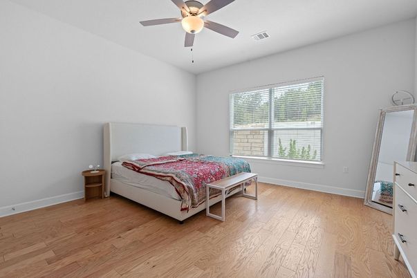 Bedroom, Interior, Wood Texture Flooring