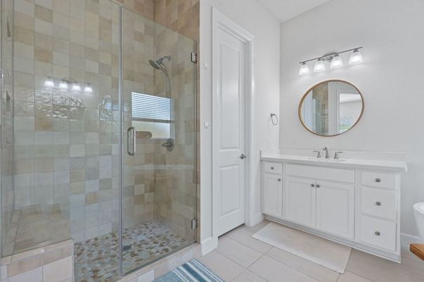 Bathroom, Glass Shower, Interior