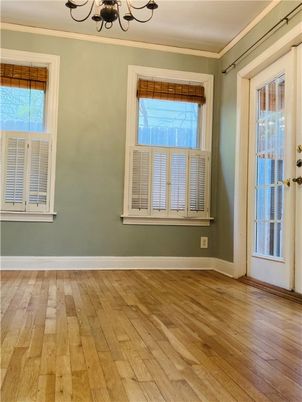 Chandelier, Empty room, Interior, Wood Texture Flooring