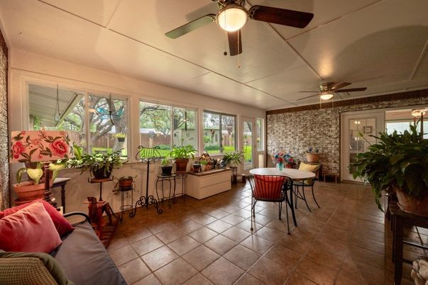 Dining room, Interior, Stone Walls, Sun Room