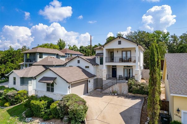 Attached, Detached Garage, Exterior, Facade, Spanish Mediterranean