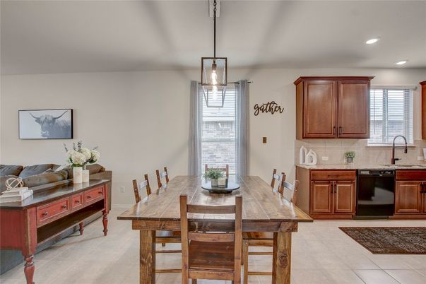 Dining room, Interior, Kitchen, Pendant Lights, Recessed Lighting